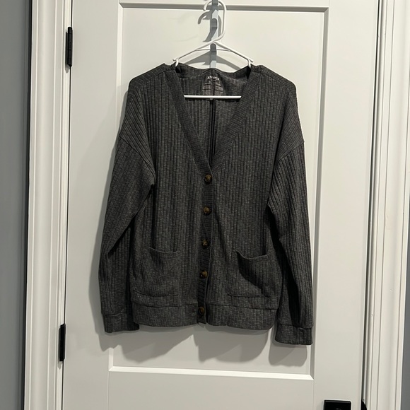 Dark gray cardigan - Picture 1 of 4